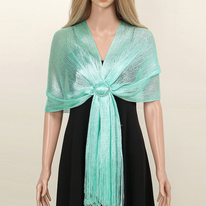 Beach Shawl Factory - OEM/ODM 2025 New Summer Sunscreen Gold Sliver Bikini Cardigan Button