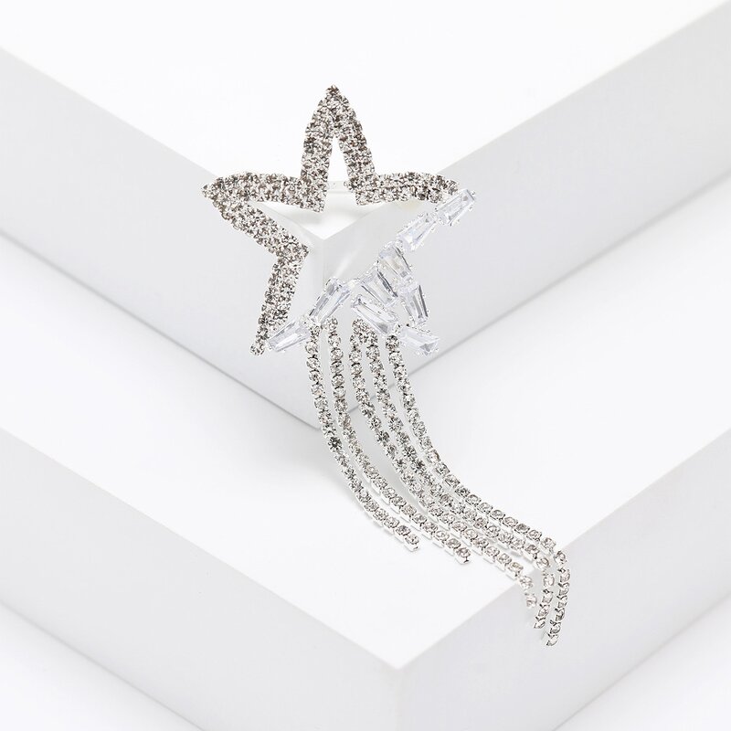 Tassel Brooch Manufacturer - OEM/ODM Women Simple Exquisite Fashionable Elegant Accessories