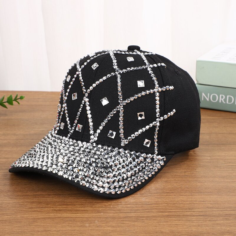 Baseball Cap Manufacturer - OEM/ODM Cowboy Rhinestone Inlaid Snapback Fashion Sun Hat
