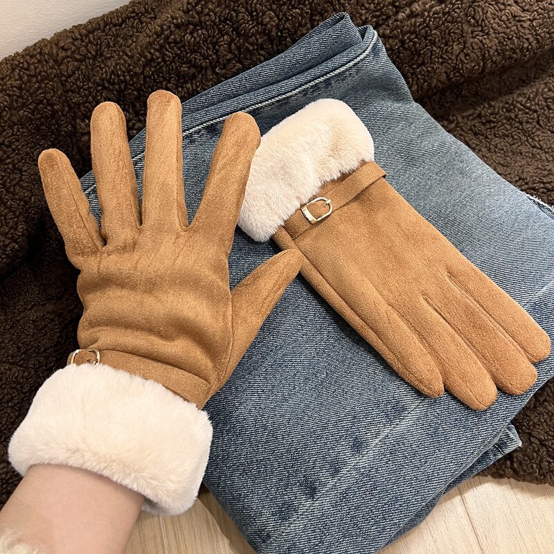 Velvet Gloves Manufacturer - OEM/ODM High Quality Casual Fashion Winter Warm Women's Cycling