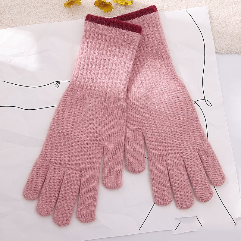 Knitted Gloves Manufacturer - OEM/ODM Plain Winter Women Warm Fashion Ladies Girls Mittens