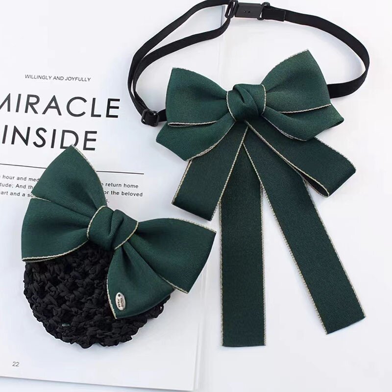 Headflower Tie Factory - OEM/ODM Professional Women Bank Teller Business Dress Collar Bow