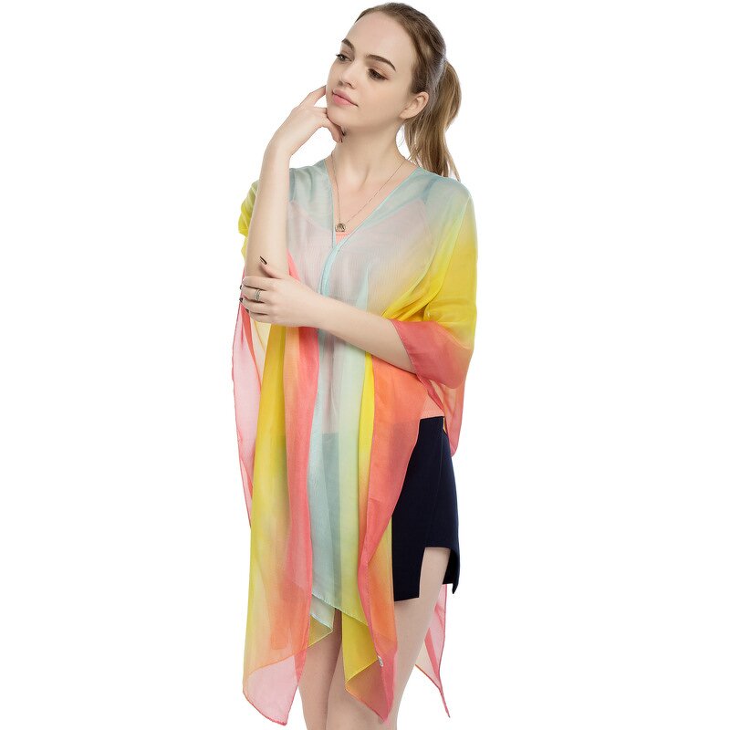 Beach Dress Robe Manufacturer - OEM/ODM 2022 Women Swimsuit Bikini Cover up Long Sleeve