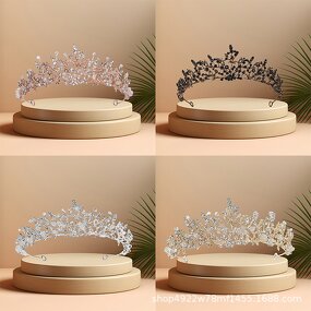 Fairy Crown Manufacturer - OEM/ODM European American High-end Temperament Birthday Bride's Crown