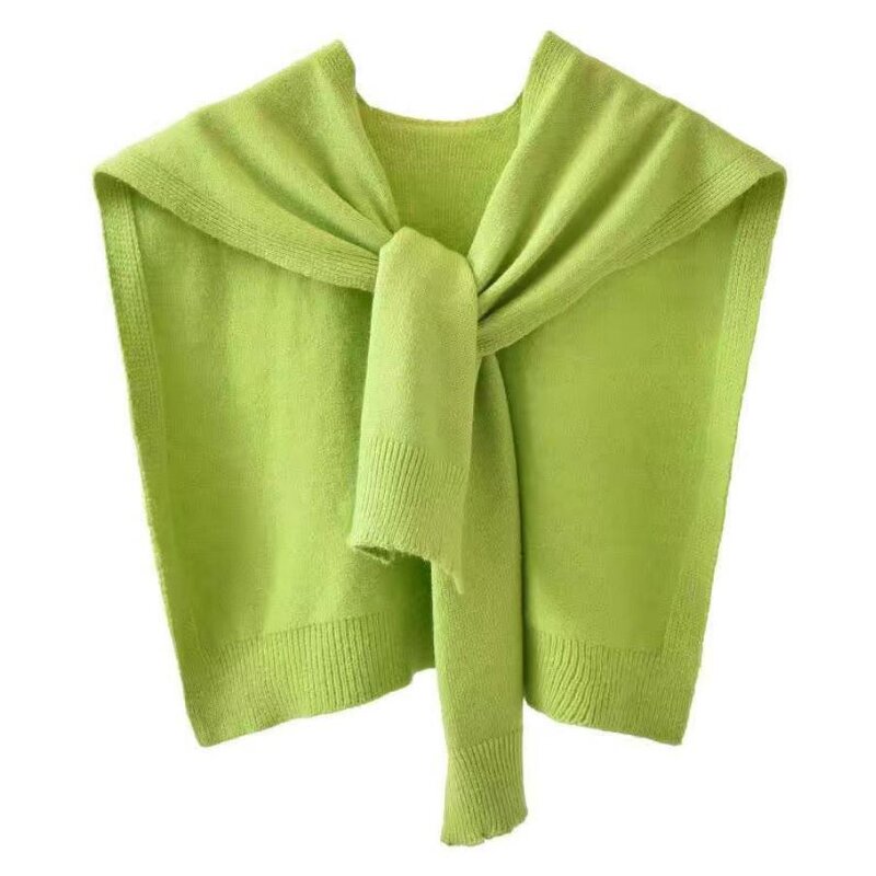 Knitted Shawl Factory - OEM/ODM Women's Outer Decorative Solid Color Fashion Top