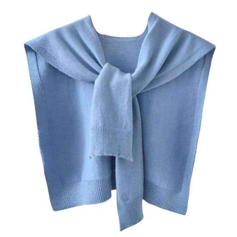 Knitted Shawl Factory - OEM/ODM Women's Outer Decorative Solid Color Fashion Top