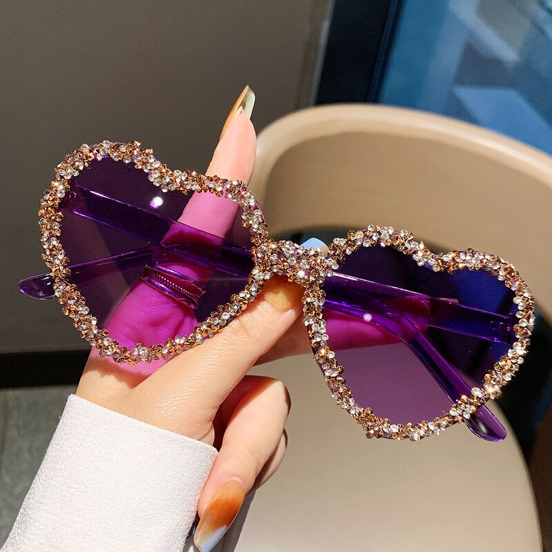 Borderless Sunglasses Factory - OEM/ODM High End Diamond studded Fashionable Unique Personality