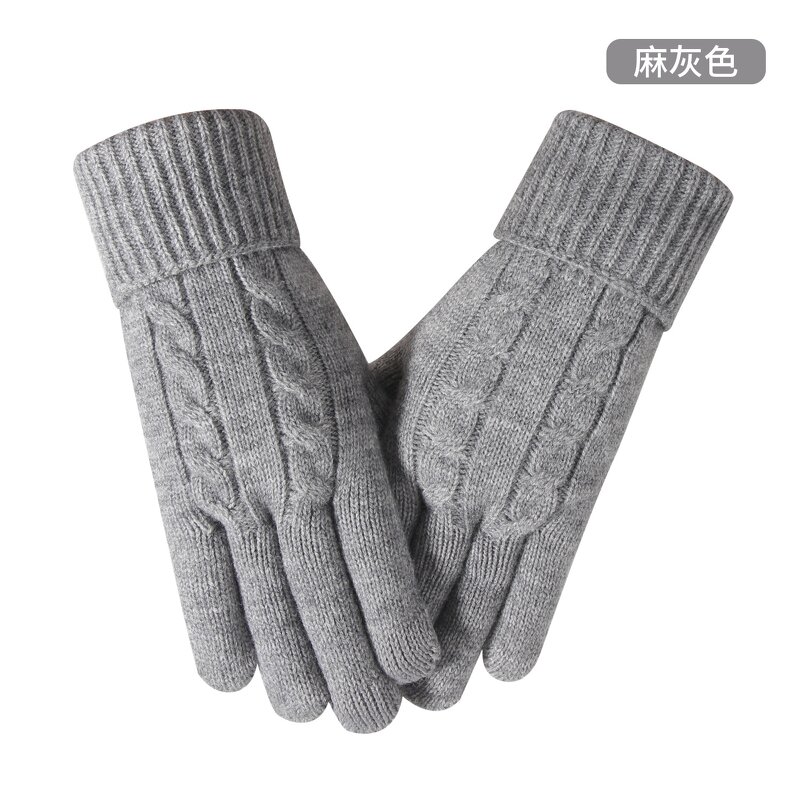 Winter Gloves Factory - OEM/ODM Women's Knit with Touchscreen Outdoor Thickened Thermal