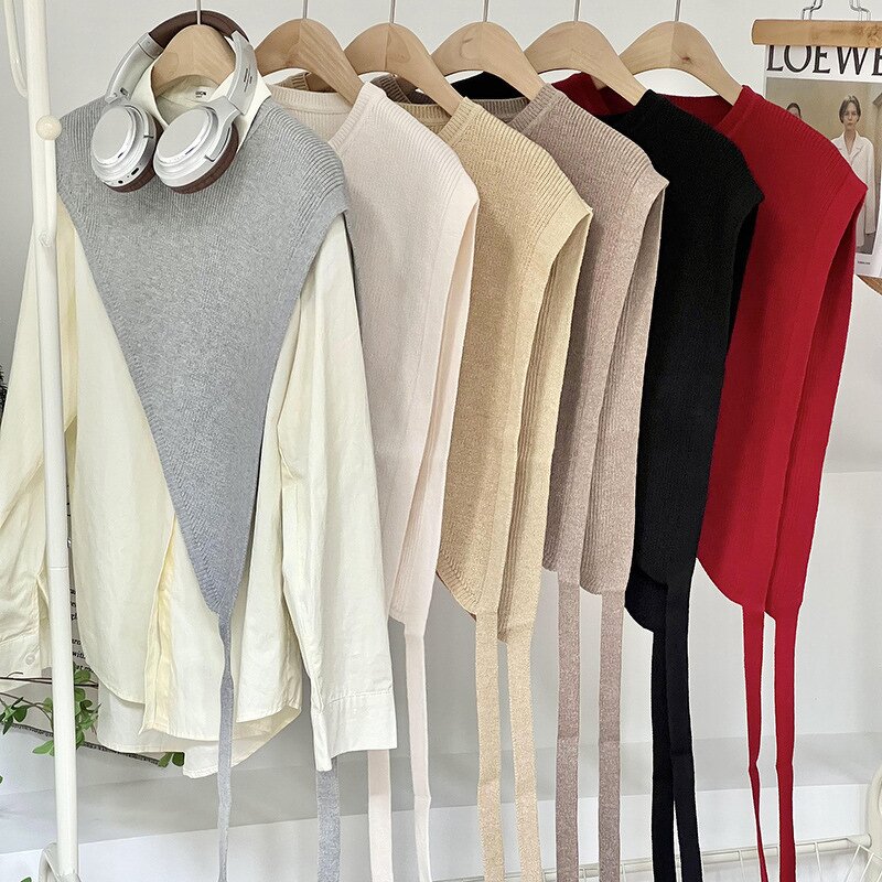 Knitted Shawl Vest Factory - OEM/ODM Women's Triangle Cape Short Jacket High-end Decoration
