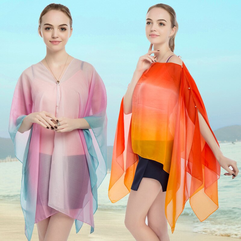 Beach Dress Robe Manufacturer - OEM/ODM 2022 Women Swimsuit Bikini Cover up Long Sleeve