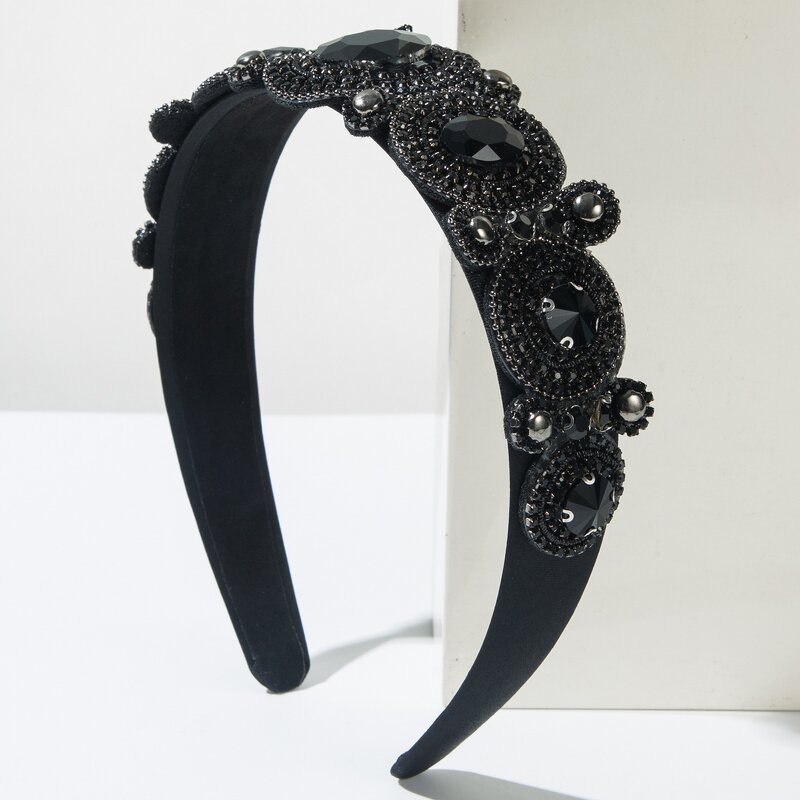 Headband Factory - OEM/ODM Wholesale Retro Baroque Fashion Luxury Colored Rhinestone
