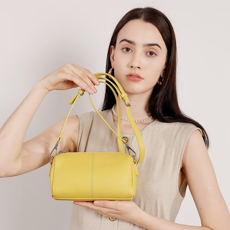 Leather Crossbody Hand Bag Supplier - Factory OEM ODM Drop Shipping Pebbles Pattern