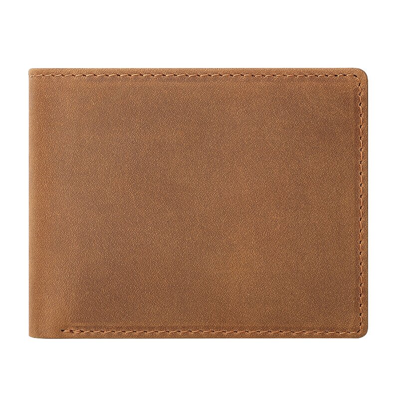 Leather Wallet Supplier - Hot Sale Genuine RFID Blocking Bifold Credit Card
