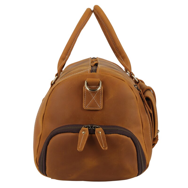 Leather Travel Duffel Supplier - Factory Supply Wholesale Full Grain Genuine with