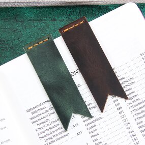 Leather Bookmark Manufacturer - Hot Sale Creativity Custom Shape Design Real Cow