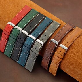 Leather Watch Strap Supplier - Hot Sale Crazy Horse Full Grain Cowhide for Watch