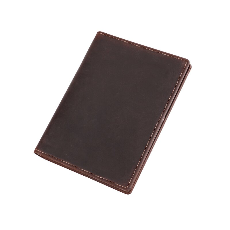 Leather Passport Cover Manufacturer - Wholesale Cowhide Bifold Wallet with Case