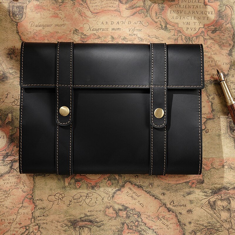 Leather Workbook Supplier - Factory Drop Shipping Full Grain Travel Account Book