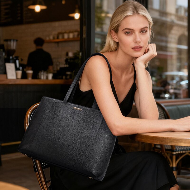 Leather Handbags Manufacturer - Custom Design Material Color Logo Ladies Shoulder