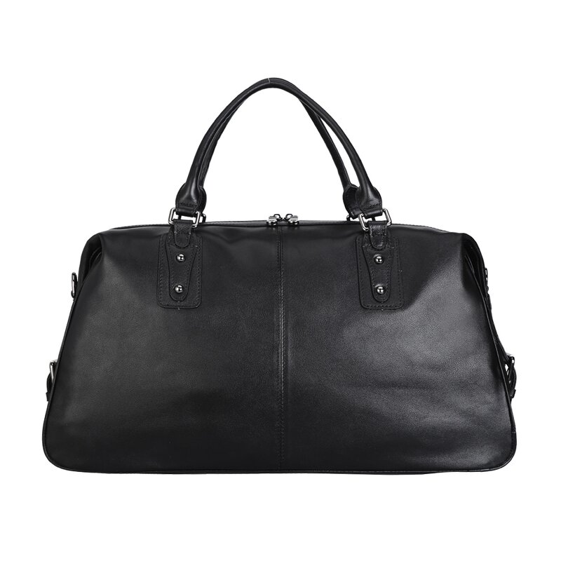 Leather Travel Duffel Bag Manufacturer - Custom Large Capacity Pure Men Weekender