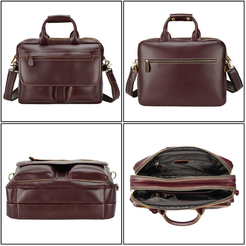 Leather Briefcase Manufacturer - High Quality Factory Supply Top Grain Business