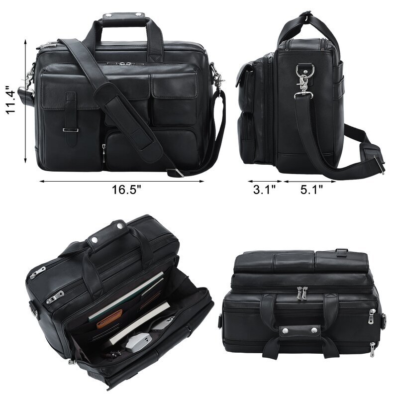 Leather Laptop Messenger Briefcase Manufacturer - Manufacture Direct Wholesale Custom