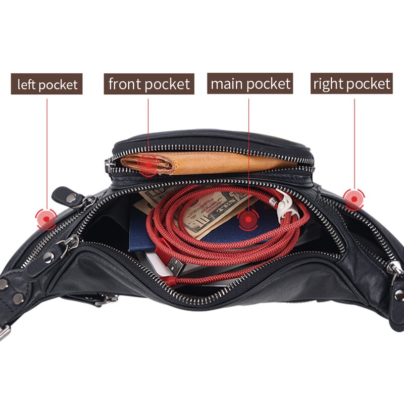 Leather Waist Bag Manufacturer - Factory Customize Premium 100% Pure Full Leather