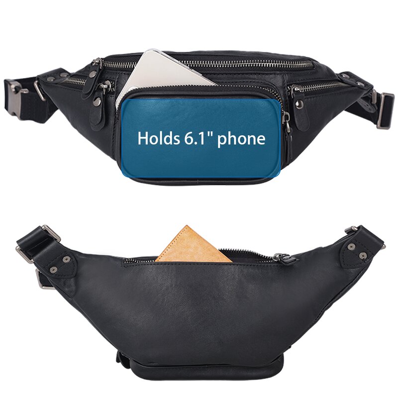 Leather Waist Bag Manufacturer - Factory Customize Premium 100% Pure Full Leather