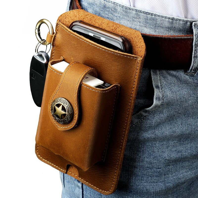 Leather Waist Bag Manufacturer - Factory Wholesale Low Price Crazy Horse Cow Hide