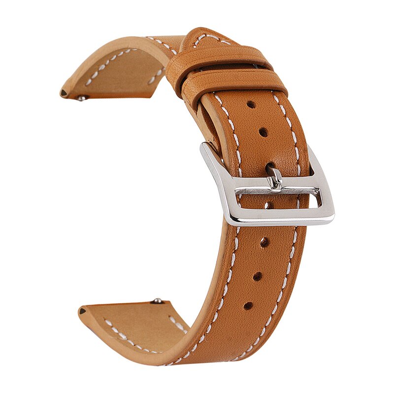 Leather Watch Strap Supplier - Genuine Cow Real Cowhide Calfskin for Smart Watch