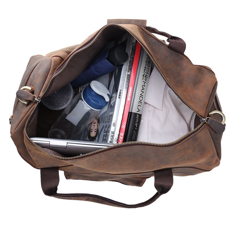 Leather Duffle Bag Supplier - High Quality Customize Genuine Mens Weekender