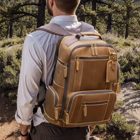 Leather Backpack Manufacturer - Vintage Design Wholesale Full Grain Crazy Horse