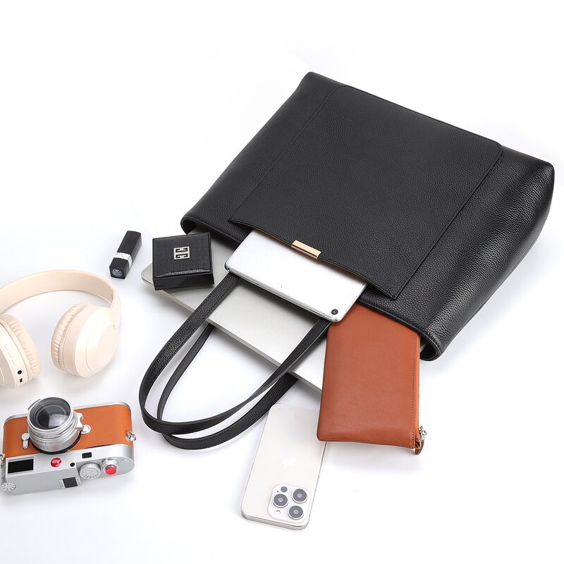 Leather Handbags Manufacturer - Custom Design Material Color Logo Ladies Shoulder