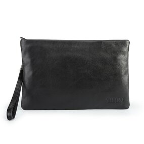Leather Envelope Clutch Bag Supplier - Waterproof Black Soft Men Designer Genuine