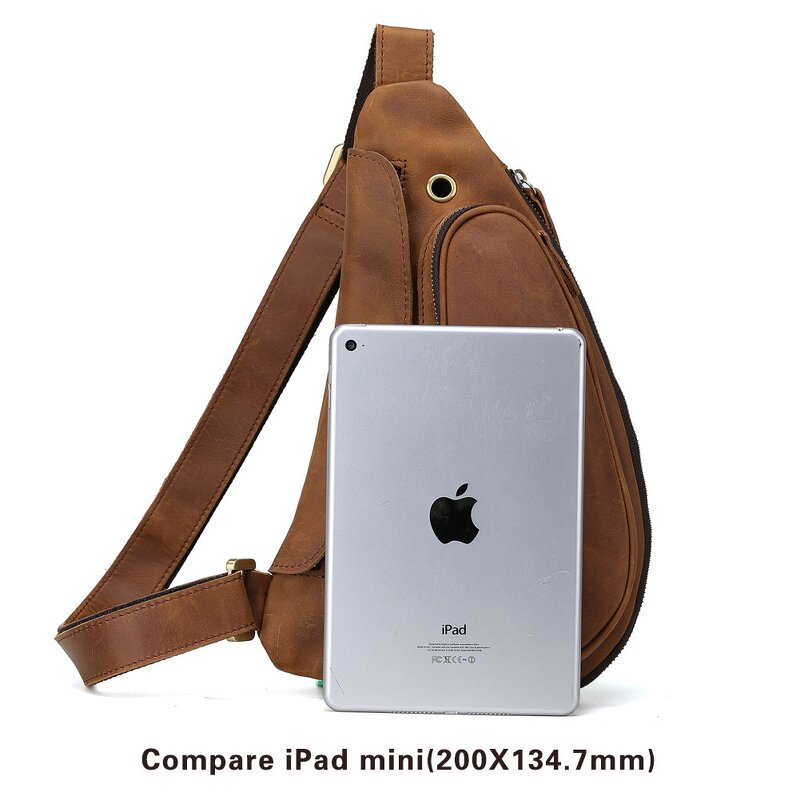 Leather Crossbody Sling Bags Supplier - Hot Selling Vintage Design Customize Crazy