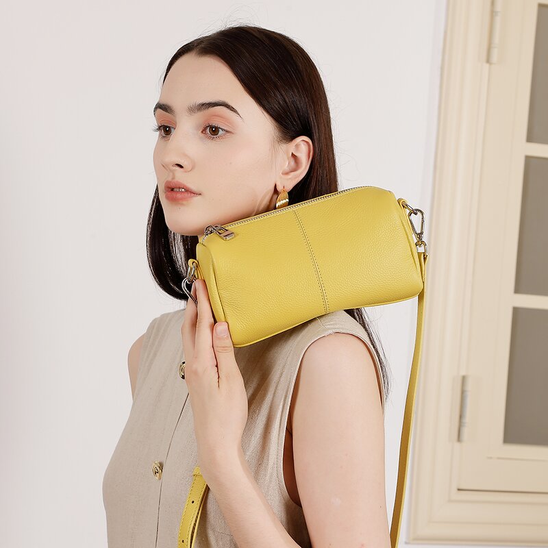 Leather Crossbody Hand Bag Supplier - Factory OEM ODM Drop Shipping Pebbles Pattern