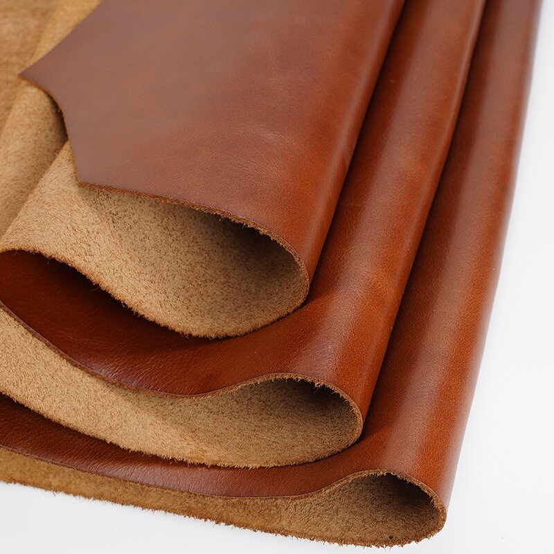 Leather Material Manufacturer - Full Grain Cowhide Brown Crazy Horse Supplier