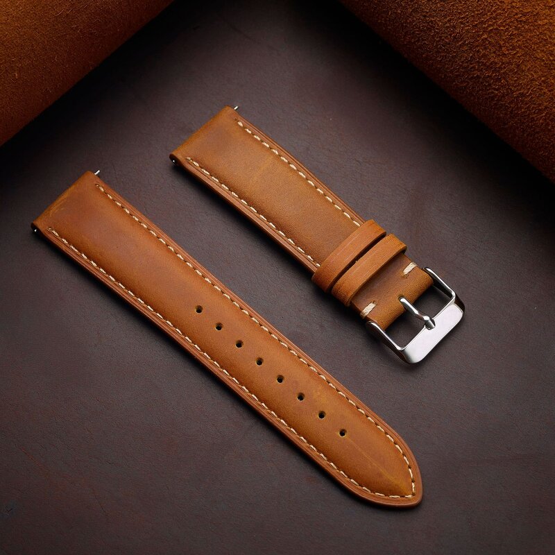 Leather Watch Strap Supplier - Hot Sale Crazy Horse Full Grain Cowhide for Watch