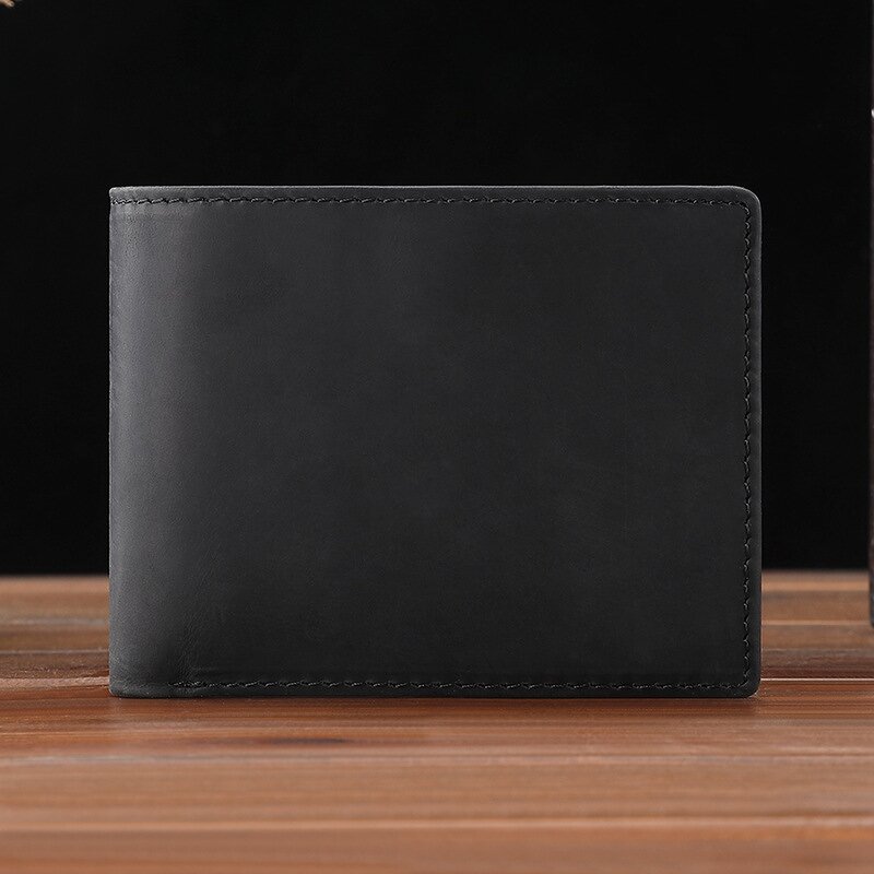 Leather Wallet Supplier - Hot Sale Genuine RFID Blocking Bifold Credit Card