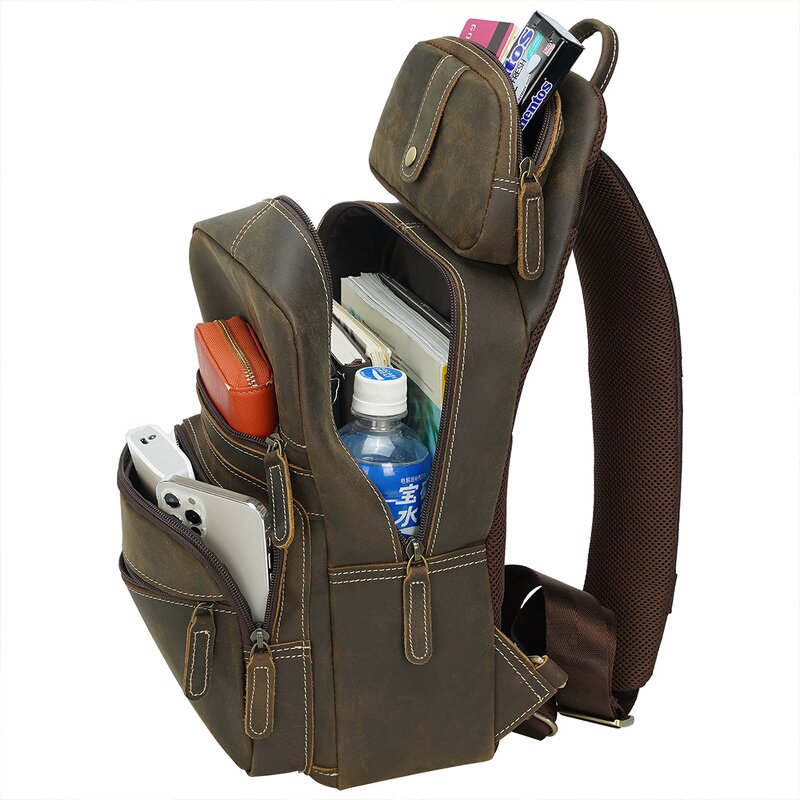 Leather Cross Body Bag Manufacturer - Wholesale Factory Supply Vintage Design