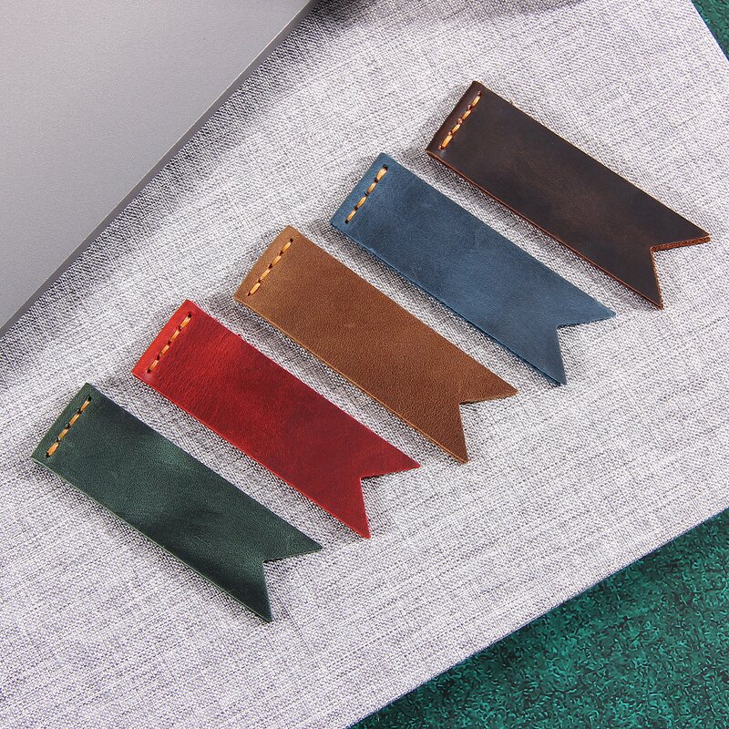 Leather Bookmark Manufacturer - Hot Sale Creativity Custom Shape Design Real Cow