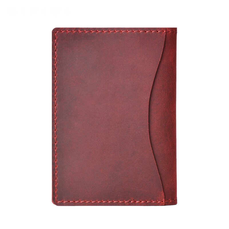 Leather Travel Card Holder Supplier - Factory Custom Design Crazy Horse Passport