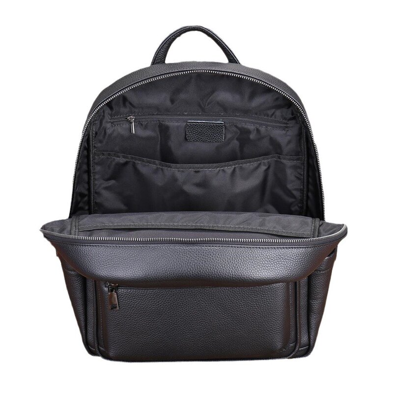 Leather Backpack Supplier - Factory Drop Shipping Low Price Black Full Grain