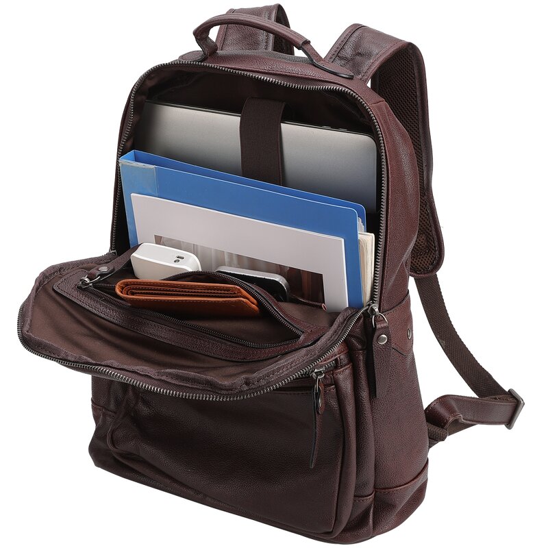 Leather Backpack Factory - Wholesale Fashion School Style Full Grain Laptop Bag