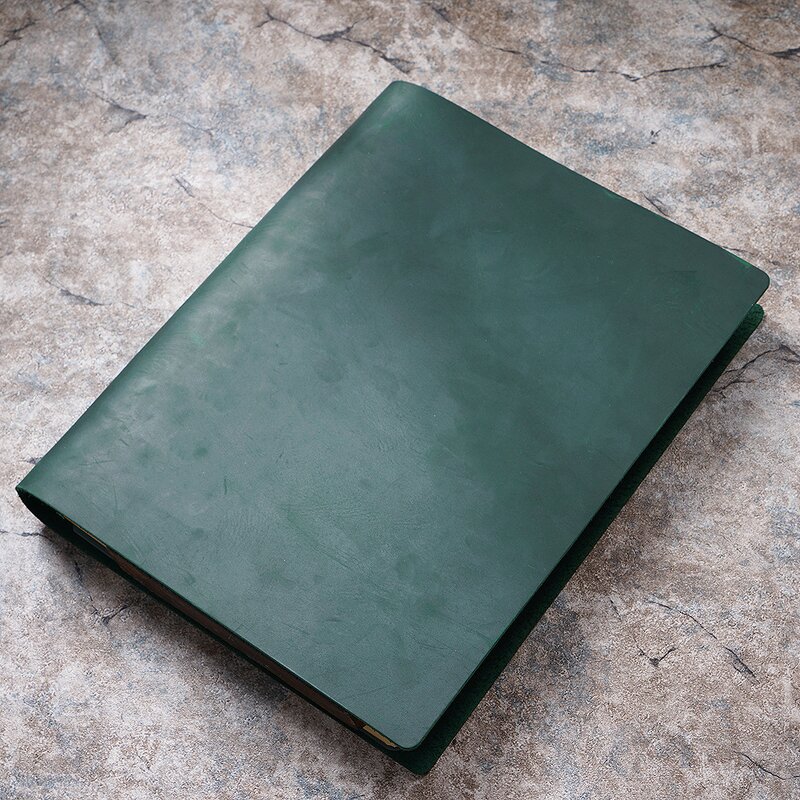 Leather Book Cover Manufacturer - Drop Shipping Full Grain Workbook Business Account