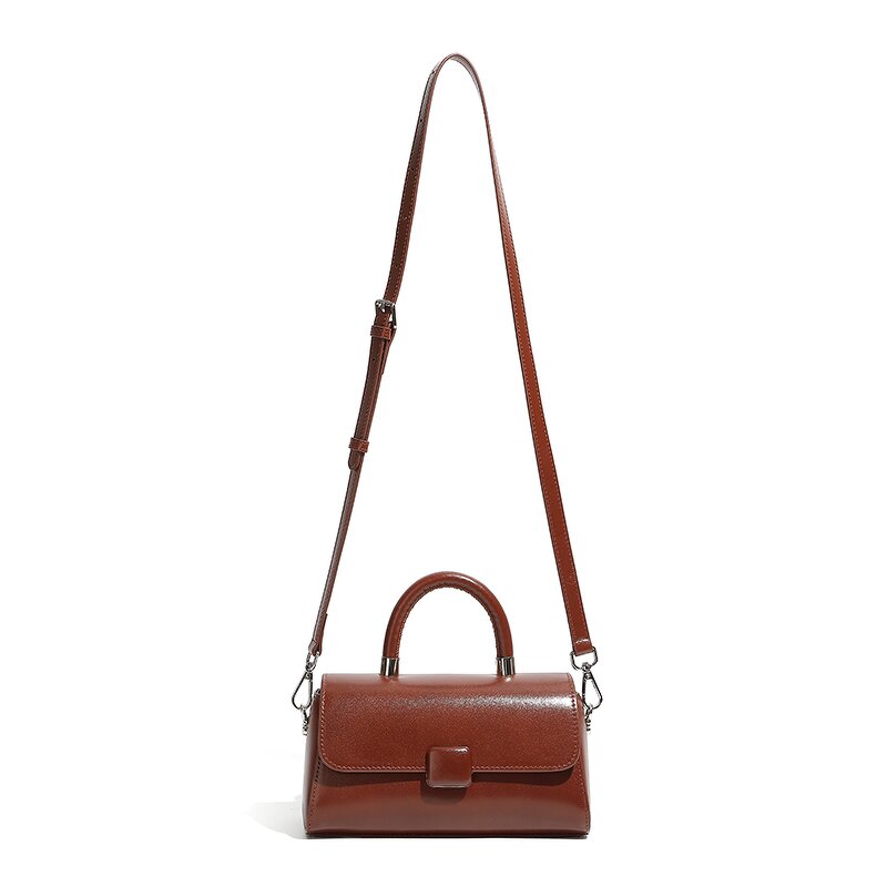 Leather Shoulder Messenger Bags Supplier - Factory Drop Shipping Lady Soft Hand