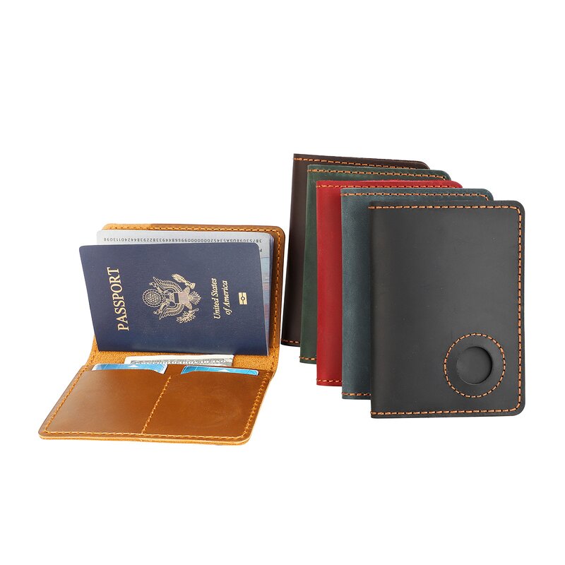 Leather Passport Holder Supplier - Design Custom Full Grain Genuine Cover Case