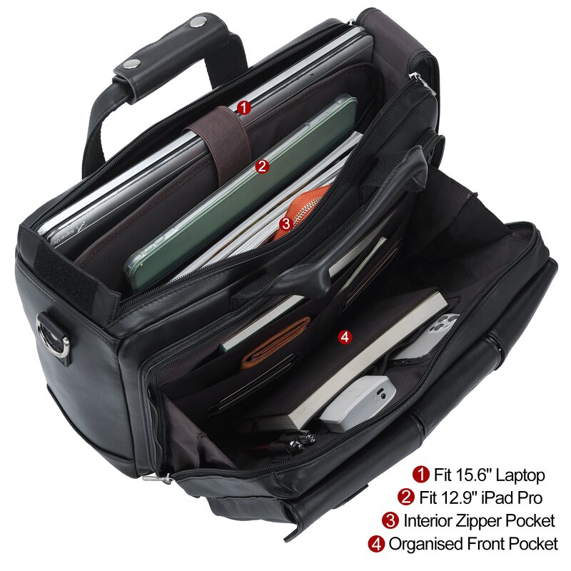 Leather Laptop Messenger Briefcase Manufacturer - Manufacture Direct Wholesale Custom