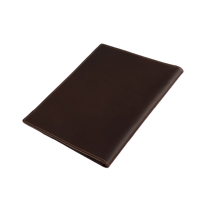 Leather Notebook Case Manufacturer - Crazy Horse Genuine Cow for Ipad