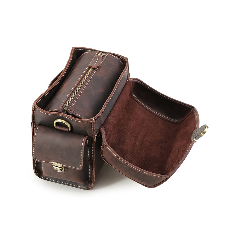 Leather Camera Bag Manufacturer - Hot Sale High Quality Fashion Crazy Horse